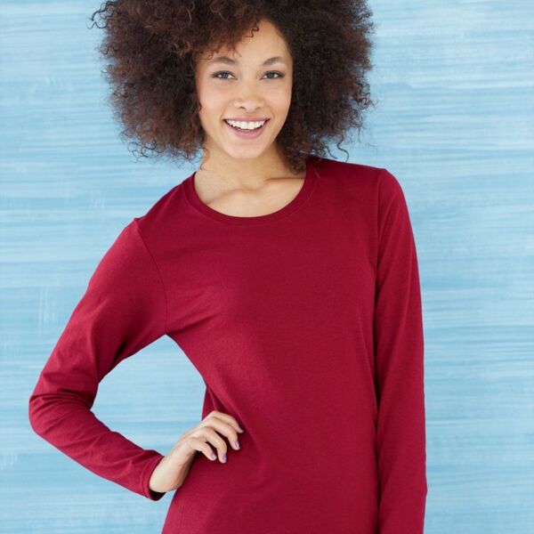 Women’s Heavy Cotton™ Long Sleeve T-Shirt Thumbnail