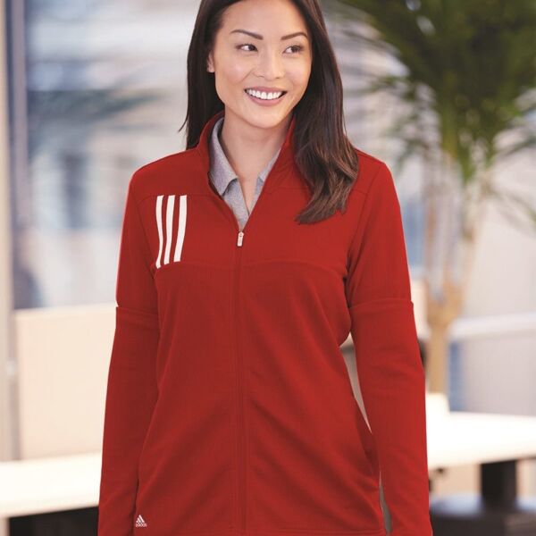 Women's 3-Stripes Double Knit Full-Zip Jacket Thumbnail
